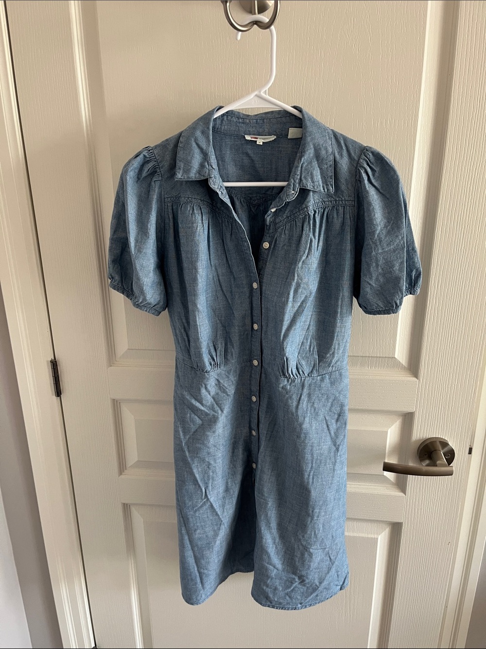 Levi’s small  cotton light wash Button-Front Dress